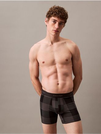 Calvin Klein Mens Icon Cotton Stretch Limited Edition Boxer Brief - Grey - XL