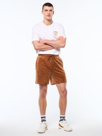 Sergio Tacchini Bandiera Debossed Velour Short