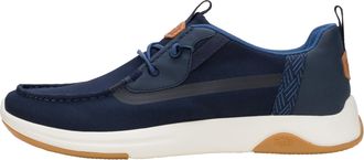 HeyDude Wally Drift Classic, Mens Shoes, Mens Slip-on Loafers, Comfortable & Light-Weight, Mesh Navy Blazer/White, 9 UK