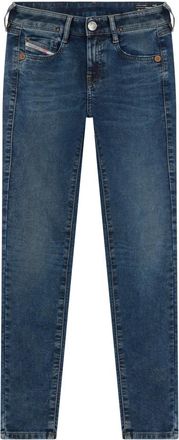 Diesel Donkerblauwe jeans van denim - Dames - Slim Fit Jeans - Blauw - W23 - Denim - Jeans