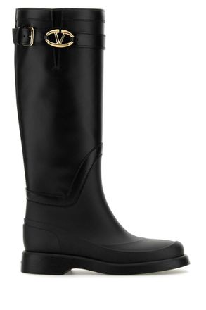Valentino Garavani Black VLogo Boots