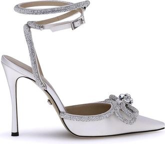 Mach & Mach Silk Pumps With Double Bow
