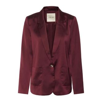 Cream Jassen, Dames, Bruin, XL, Leer, Blazers