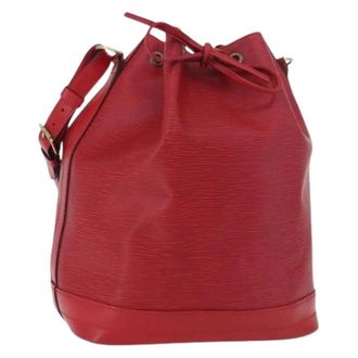 Louis Vuitton Pre-owned Bucket Bags, female, Red, Size: ONE SIZE Pre-owned Bucket Bag