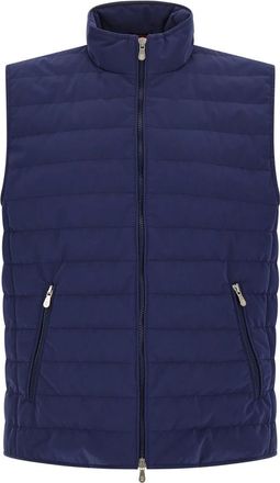 Brunello Cucinelli Heren, Jassen, Blauw, Maat: 2XL Nylon