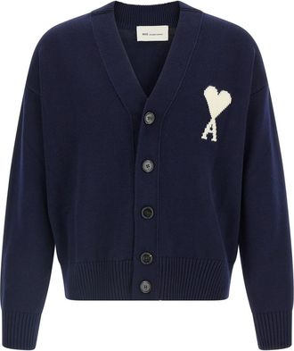 Ami Blue Ami De Coeur Cardigan