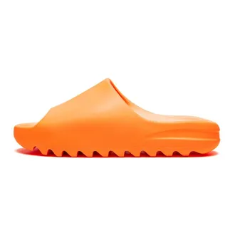 Yeezy by Kanye West Sliders, male, Orange, Size: 5 US Yeezy Slide Enflame Orange