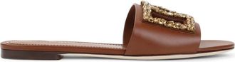 Dolce & Gabbana Sandalo flat - - Shoes - Donna - Marrone - 37 EU