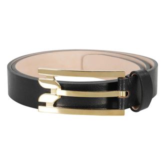 Victoria Beckham Dames, Accessoires, Zwart, Maat: 90 CM Leer