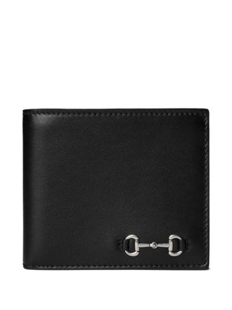 Gucci horsebit-detail wallet - men - Calf Leather - One Size - Black