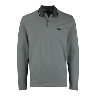 HUGO BOSS Heren, Tops, Groen, Maat: 2XL Katoen