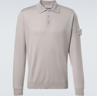 Stone Island Compass virgin wool polo shirt