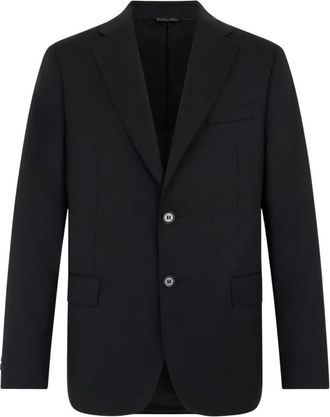 Brooks Brothers Performance Twill Virgin Wool Blazer - Heren - Blazers - Zwart - S - Wol - Jassen