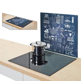 ZELLER Placa Protectora Transparente 56x50 Cm Vidrio Templado