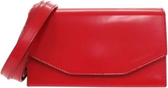Ferragamo Pre-owned Cross Body Bags, female, Red, Size: ONE SIZE Pre-owned Leather shoulder-bags