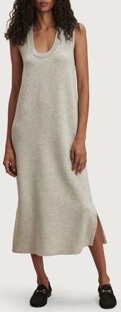 Varley Kyler Tank Midi Dress in Light Grey Marl at Nordstrom, Size Medium