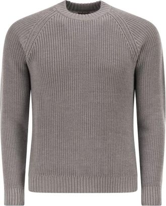 Rakk&igrave; Rebel Crewneck Sweater - Heren - Ronde hals truien - Grijs - L - Wol - Truien & Vesten