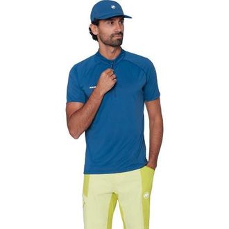 Mammut Ducan Fl 1/2-Zip T-Shirt - Mens in Tschiel at Nordstrom, Size Medium