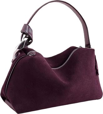 Generic Compatible For Ladys Brown Coffee-colored Handbag For Carrying On The Shoulder Or Across The Body(Angola red)
