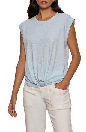 Sanctuary Knotted Muscle Tee in Blue Aura at Nordstrom, Size X-Small