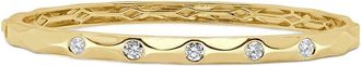 Sabrina Designs 14K 0.70 Ct. Tw. Diamond Textured Bangle