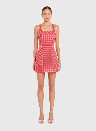 Amanda Uprichard Ace Dress In Red