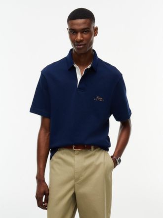 Tommy Hilfiger Mens Classic Fit Back Flag Logo Polo - Carbon Navy - XL