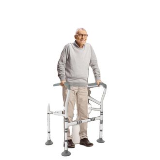 OEM Estructura De Soporte Para Inodoro, Altura Ajustable De 68,5 A 73,5 Cm, Capacidad De Carga De 150 Kg, Longitud Del Reposabrazos De 48 Cm, Dise&ntilde;o Indep