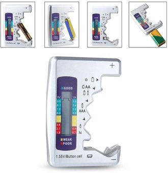 OEM Allecto - Probador De Bater&iacute;as Digital Port&aacute;til - Prueba Bater&iacute;as