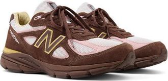 New Balance Unisex Made in USA 990v4, Pelle Scamosciata/Rete, Taglia 37.5