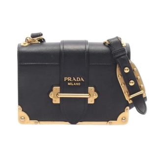 Prada Pre-owned Cross Body Bags, female, Black, Size: ONE SIZE Pre-owned Vintage Shoulder Bag