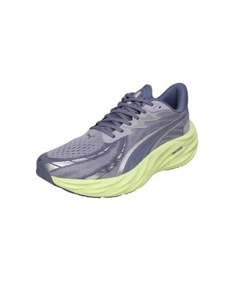 Puma Velocity Nitro 4 Trainers Mens Road Running Shoes Silver/Spritz 7 UK