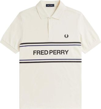 Fred Perry Hombre, Camisetas, Beige, Talla: L