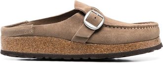 Birkenstock Buckley Gray Taupe, Suede Leather
