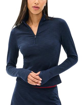 SPLITS59 Splits59 Stevie Active Rib Half Zip Waist Length Top