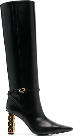 Givenchy 100mm knee-high boots - women - RDS Product Name: BLACK ORCHID EDP Division: TF (TOM FORD BEAUTY) ALCOHOL DENAT. - 36