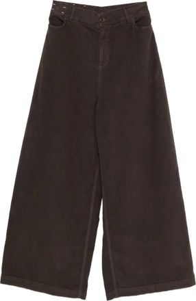 Alysi Broeken, Dames, Bruin, W27, Wijde Broek