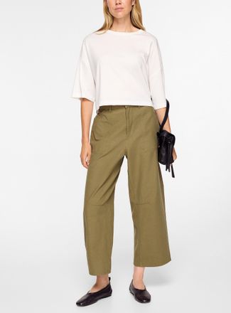 Vanessa Bruno Womens Camomille cropped relaxed T-shirt