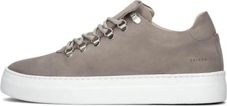 Nubikk Klassieke Heren Sneakers Grijs - Heren - Sneakers - Grijs - 42 EU - Schoenen