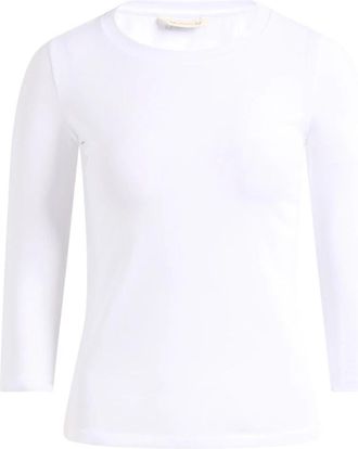 Max Mara Mmlorata Lange Mouwen Top - Dames - Longsleeves - Wit - S - Tops