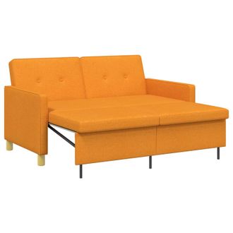 vidaXL Sof&aacute; Cama Desplegable Amarillo Oscuro Tela Vidaxl