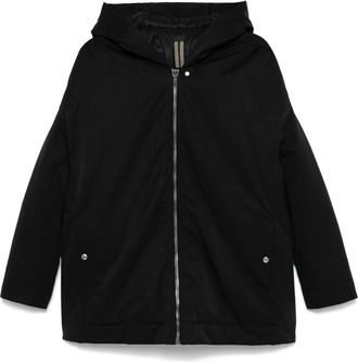 Rick Owens Black Hooded Jacket