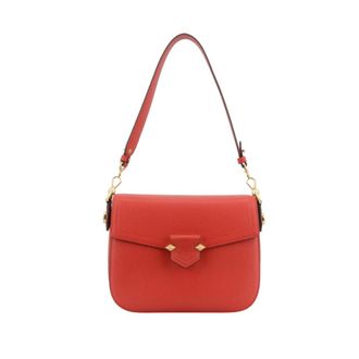 Pourchet Tassen, Dames, Rood, ONE Size, Leer, Grand trotteur