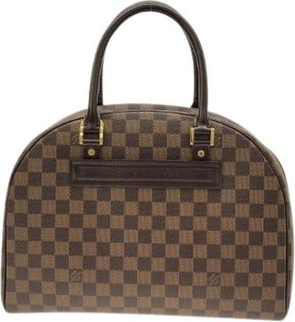 Louis Vuitton Pre-owned Handbags, female, Brown, Size: ONE SIZE Pre-owned Nolita Damier Bag