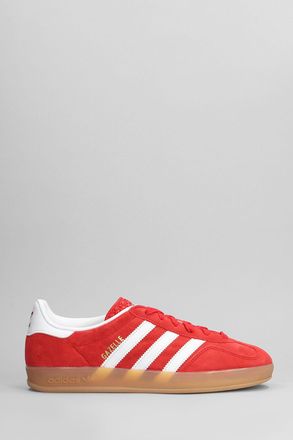 adidas Sneakers Gazelle Indoor in camoscio rosso