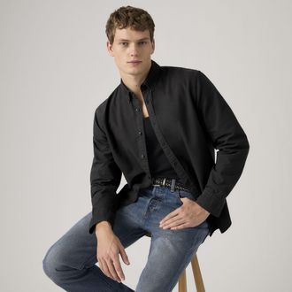 Levi's Authentic Button Down Shirt - Mens - 2XL - Black