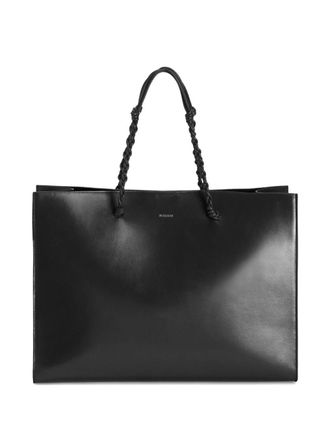 Jil Sander Tangle Leder-Einkaufstasche
