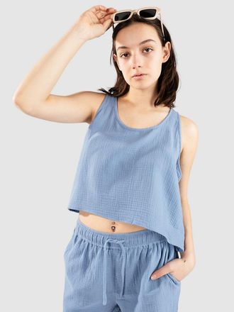 Blue Tomato Linen Tank Top blau