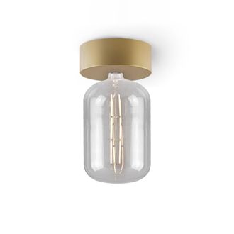 Daylight Italia L&aacute;mpara con roset&oacute;n dorado