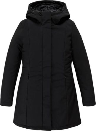 RefrigiWear Zwarte Bontjas - Dames - Parka Jassen - Zwart - 2XL - Jassen